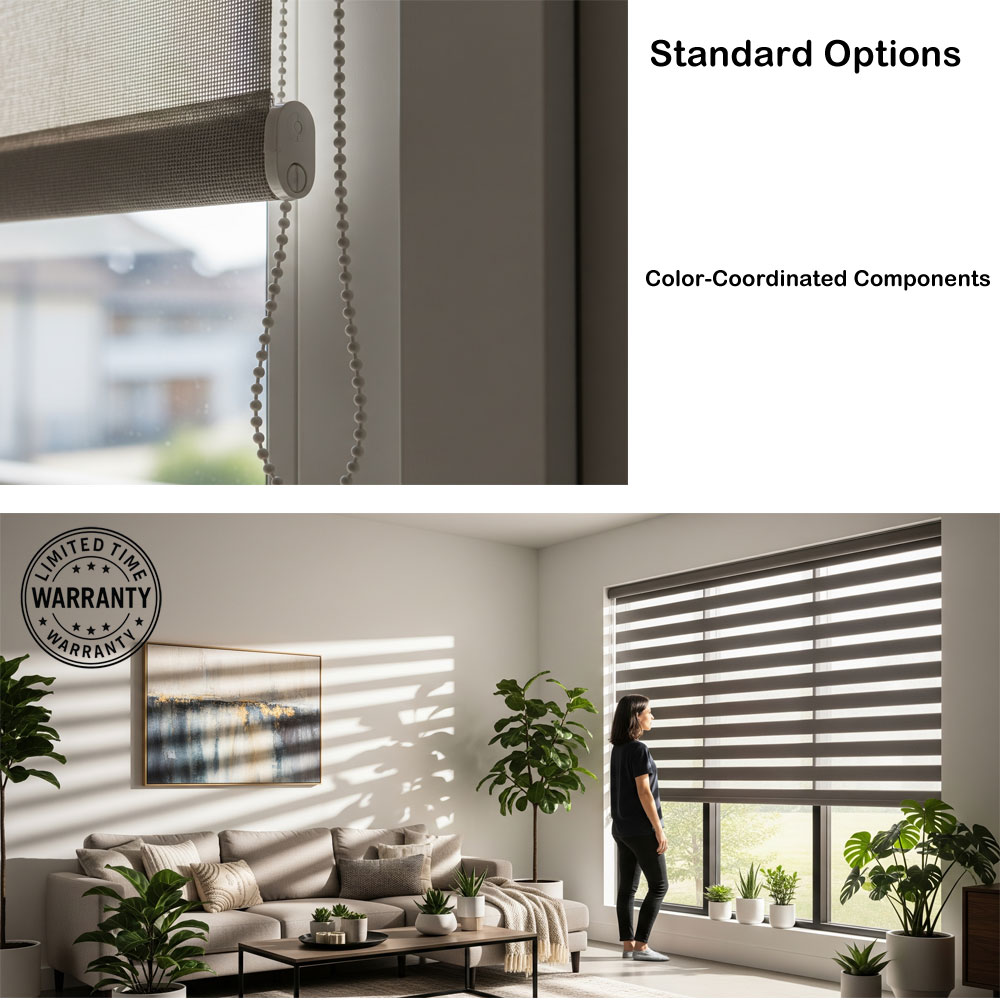REVOLVE™ SHADES Standard options