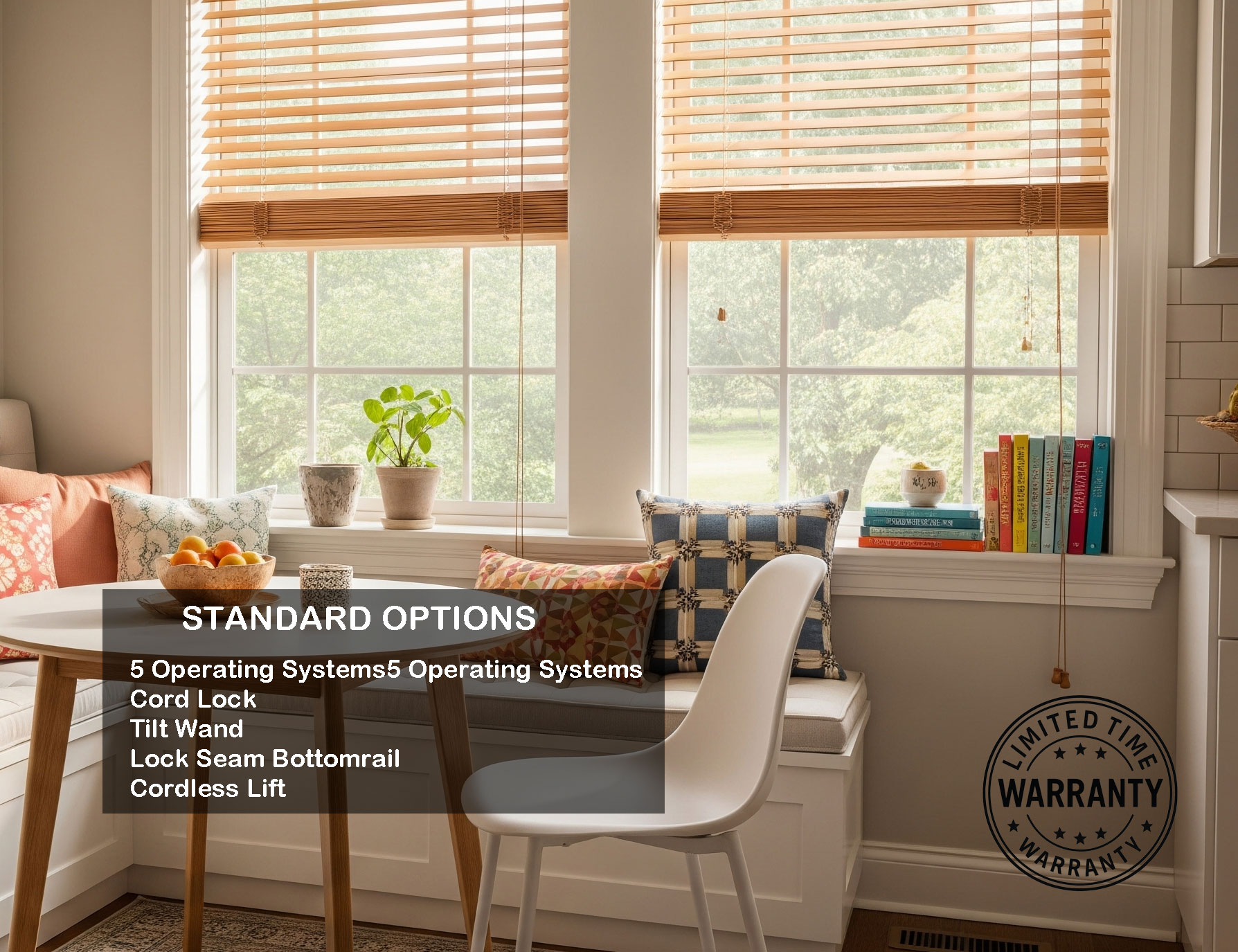 Aluminum Blind Standard Options