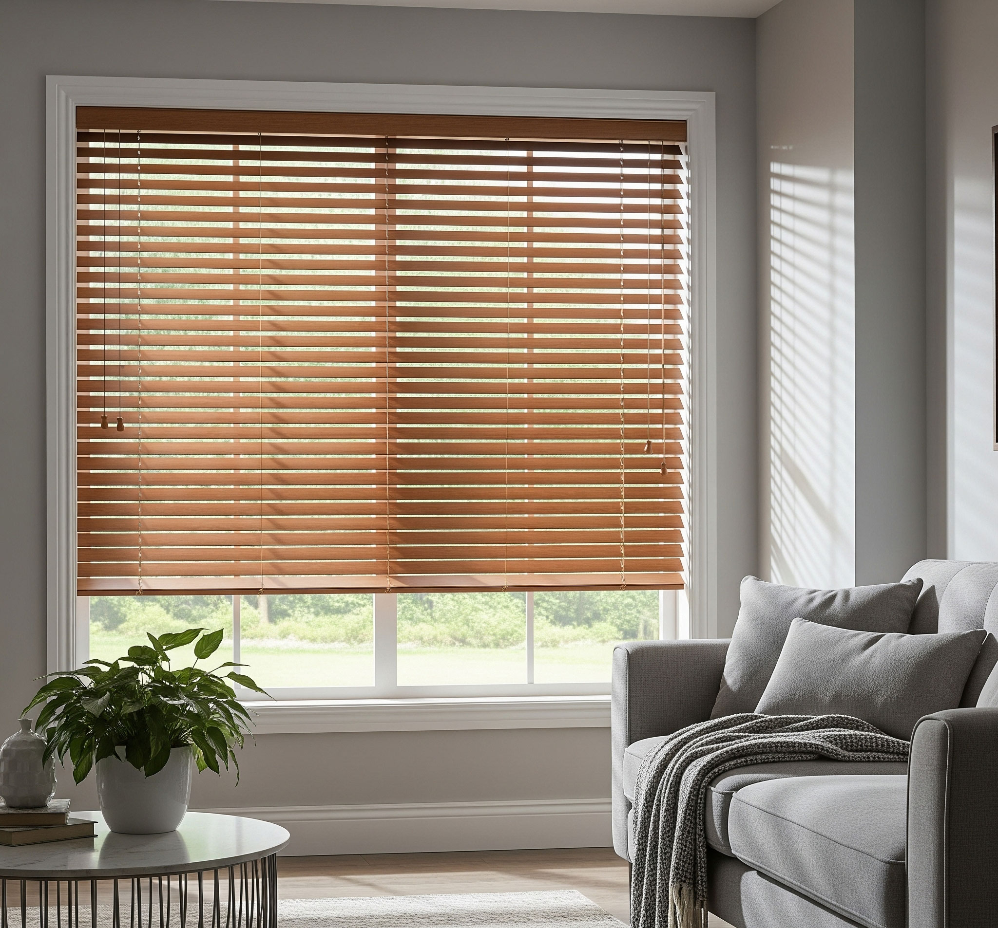 Faux Wood Blind